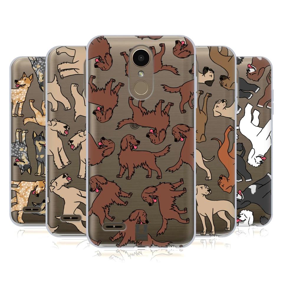 HEAD CASE DESIGNS DOG BREED PATTERNS 8 SOFT GEL CASE & WALLPAPER FOR LG PHONES 1 - image 1 of 4