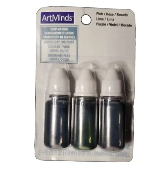 Art Minds Soap Making Colorant (Pink/Lime/Purple) - Image 1 of 2