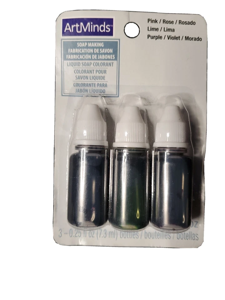 Art Minds Soap Making Colorant (Pink/Lime/Purple) - Image 1 of 2