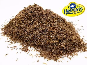 HERONS Freeze Dried Bloodworm CICHLID GOLDFISH BETTA KOI TROPICAL FISH FOOD - Picture 1 of 2