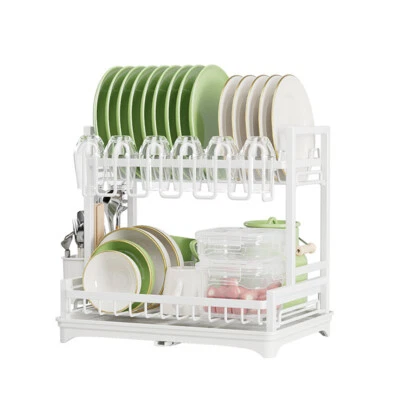 Thickened Dish Drain Countertop Plate Free Installation Chopsticks Storage Rack - Image 1 of 4