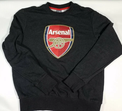 PUMA ARSENAL Soccer WARM-UP SWEAT SHIRT LARGE Cover