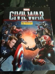 PANINI MARVEL CAPTAIN AMERICA CIVIL WAR ALBUM unvollständig fehlen 27 Bilder Poster - Bild 1 von 2