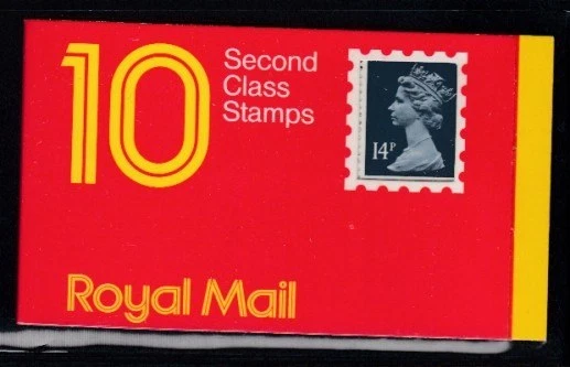 GREAT BRITAIN Royal Mail Ten 14p Stamps with Window MNH booklet - Image 1 of 1