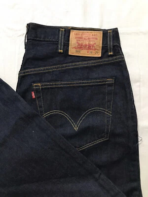 Vtg Levis 505 Regular Fit Jeans Mens Size 38x29 Straight Leg Blue  USA Made - Image 1 of 4