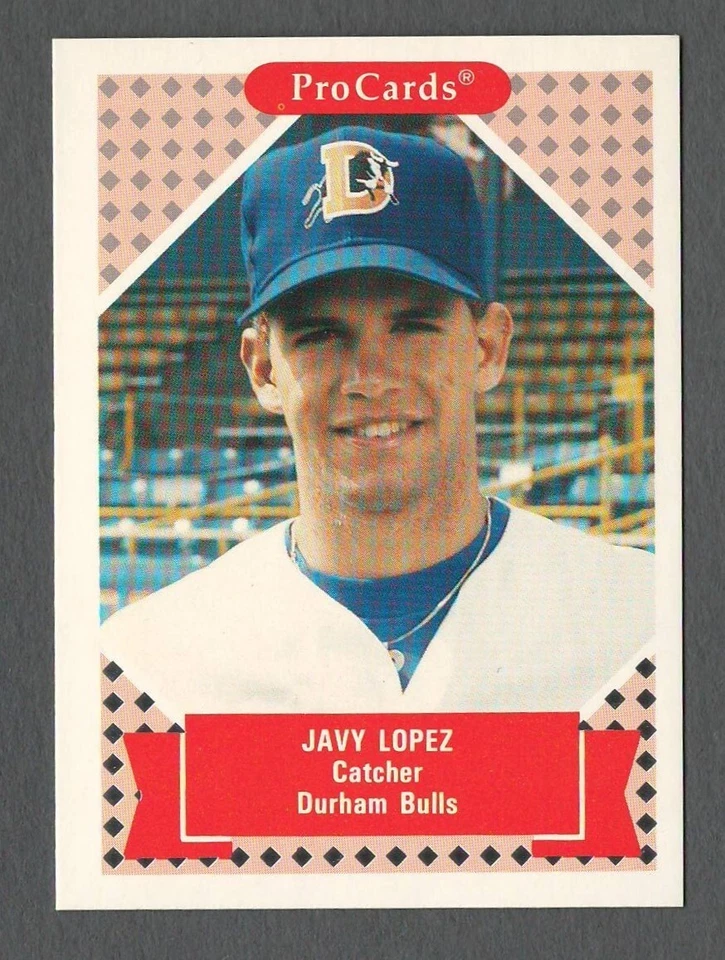 JAVY LOPEZ 1991-92 ProCards Tomorrow's Heroes #186 Denver Bulls Braves Minor Lg - Image 1 of 1