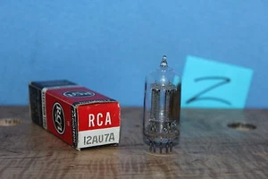 Radio Tubes 12AU7A 12AU7 ECC82 RCA Clear Top No Logo NOS - Picture 1 of 3