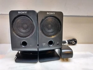 SONY Powered Active Speaker System Computer Gaming Multimedia SRS-A3 - Picture 1 of 8