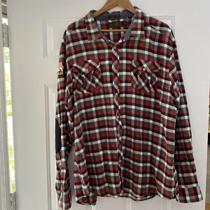  Iditarod Akoo Men's Vintage Sled Dog Race Flannel Shirt  - 3XL - Picture 1 of 6