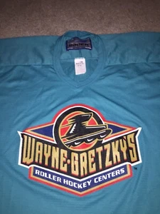 Wayne Gretzky's Roller Hockey Centers Men's Jersey XL Authentic Bauer - Picture 1 of 8