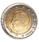 Moneta 2 euro król Albert II Belgia 2000 błędne tłoczenie