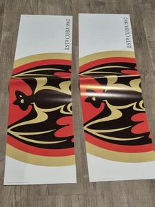 Bacardi Pair Of Advertising Banner Posters Great Display Wall Art See Photos - Foto 1 di 12