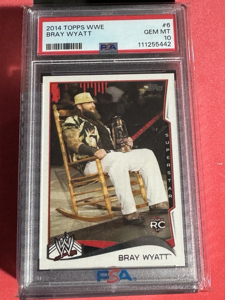 2014 Topps WWE Bray Wyatt #6 PSA 10 ROOKIE CARD RC RIP - Image 1 of 1