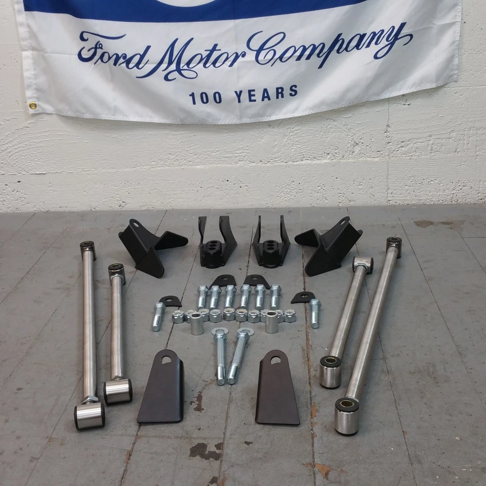 Ford F150 F100 F Series 1948-52 Deluxe kit traseiro 4 elos GT SBF 2wd cromado clássico - Imagem 1 de 4