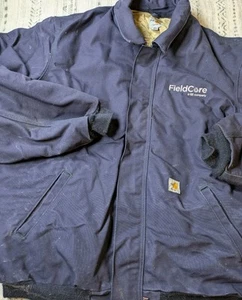 Chaqueta acolchada Carhartt resistente al fuego para hombre XL alta azul abrigo fuego gato 4 2112  - Imagen 1 de 22