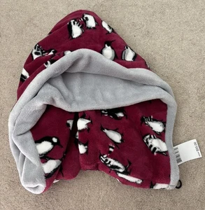 Neu mit Etikett Vera Bradley Fleece Loop Schal Infinity superweich verspielt Pinguine Cabarnet - Bild 1 von 2