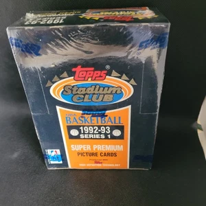 1992-93 TOPPS NBA STADIUM CLUB FACTORY SEALED SERIES 1 WAX BOX 36 COUNT - Picture 1 of 9