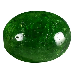 Precioso granate tsavorita verde genuino con forma de cabujón ovalado de 1,93 quilates (9 x 7 mm) - Imagen 1 de 1