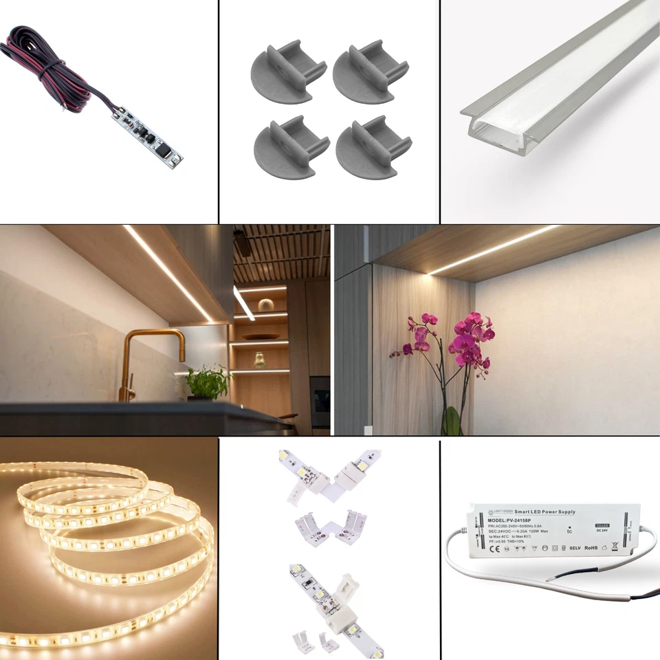 Soluzioni LED: Profili - Tappi - Strisce - Switch - Connettori - Trasformatori - Immagine 1 di 1