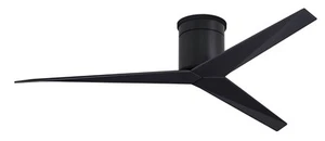 Matthews Eliza Outdoor Hugger 56" Ceiling Fan with Remote Control, Matte Black - Picture 1 of 1