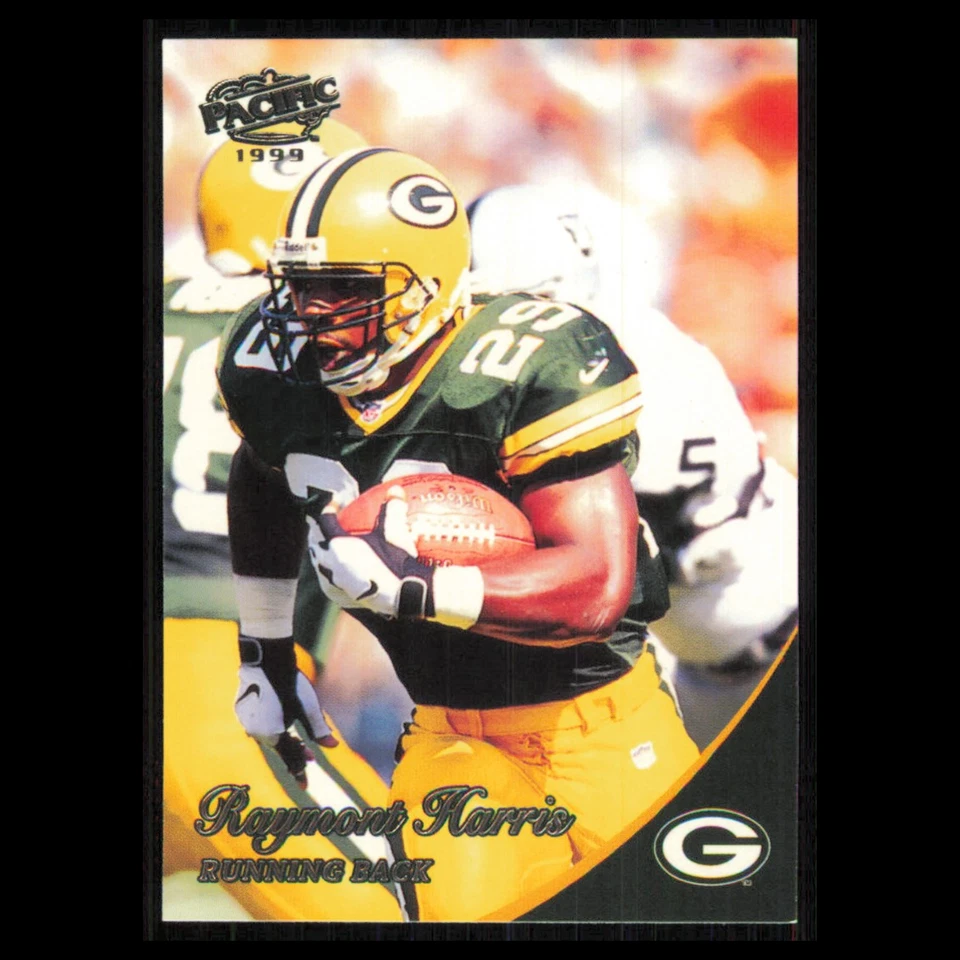 Raymont Harris #153 1999 Pacific Green Bay Packers Football Card NFL NM - Image 1 of 3