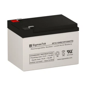 SigmasTek SP12-12HR Battery (12V 12AH Terminal F2) - Picture 1 of 6