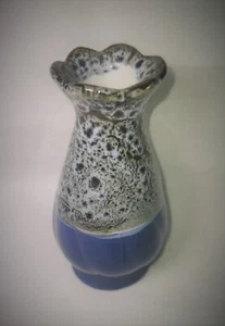 Miniature Ceramic Decorative Blue Vase 10cm x 5cm 130g - Picture 1 of 5