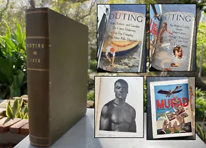 1916 OUTING MAGAZINE Bound Vol 68 Antique Covers Ads Photos Caribbean Murad - Picture 1 of 19