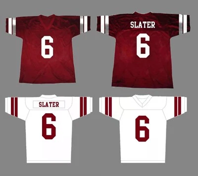 Camiseta deportiva de fútbol americano Saved By The Bell AC Slater #3 Bayside camiseta cosida fiesta hip hop Foto 1 de 4