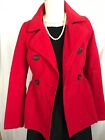 Red jacket Dividco&#160; Size Small&#160; with bottom long to the Waist