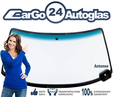 Frontscheibe für VW T4 Windschutzscheibe Grün Solar mit Blaukeil mit Antenne Neu - Bild 1 von 3