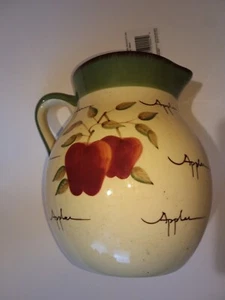 Apple Orchard Collection Large Water Pitcher By Home Interiors - Picture 1 of 3