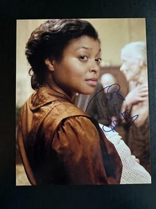 Immagine autografa Taraji Henson 8"" x 10"" - Attrice impero - Foto 1 di 1
