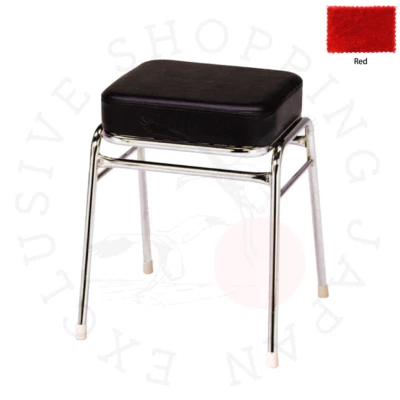 Arcade Game Stool Chair Taito VIWLIX Thick Cushion Type TC1-49M Moquette Red New - Image 1 of 4