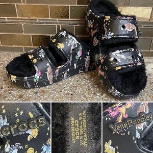 LIMITIERTE EDITION Crocs Harry Potter/Vera Bradley Sandalen Rutschen Fell gefüttert M7 W9 - Bild 1 von 12