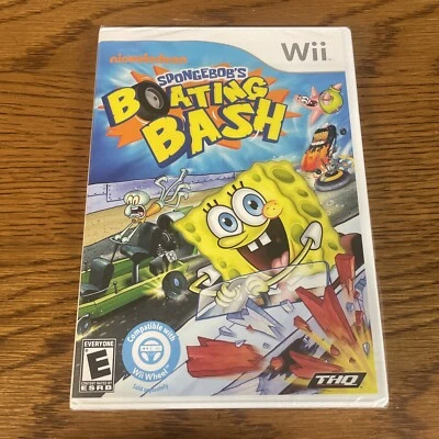 SpongeBob's Boating Bash (Nintendo Wii, 2010) Brand New Sealed - Image 1 of 4