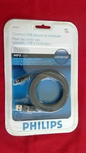 NEW Phillips 6 ft USB 2.0 A to 5 Pin 5-Pin mini-USB mini B Cable SJM2103/27 - Picture 1 of 5