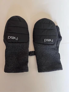 Head Kids Children's Mittens Touchscreen Running Gloves XS Sizes 2-4 Gray Black - Picture 1 of 9