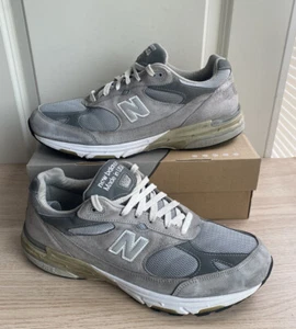 🔥RARE New Balance 993 Made In USA Gray/White Men Sneakers MR993GL - SZ 13 / 4E - Picture 1 of 19