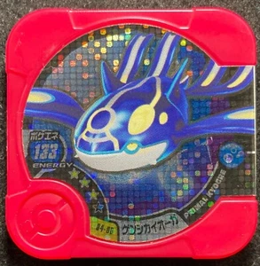 Kyogre 04-06 Holo Pokémon TRETTA Japanese Arcade Token/Chip Tomy Nintendo - Picture 1 of 4