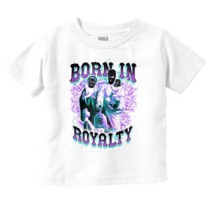 Cool Urban Streetwear Born In Royalty Family Toddler Boy Girl Youth T Shirt Tee - Picture 1 of 6