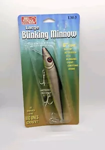 Big Strike Lures Musky Lure Large Blinking Minnow - Picture 1 of 3