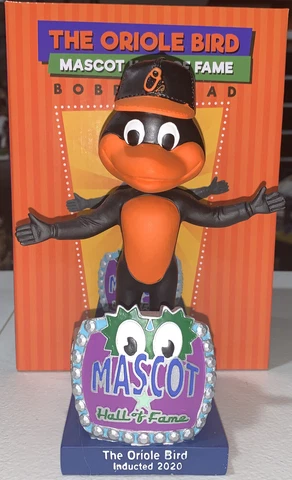 BALTIMORE ORIOLES ORIOLE BIRD MASCOT HOF BOBBLEHEAD SGA PEPSI NEW IN BOX Cover
