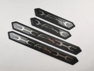For Toyota RAV4 Stainless Steel Door Sill Scuff Plate Sticker - Picture 1 of 2