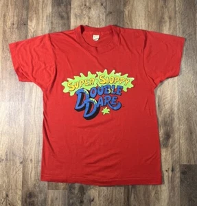 De colección 90 Super Sloppy Double Dare Nickelodeon TV Promo 2 Caras Pantalla Estrellas M. - Imagen 1 de 10