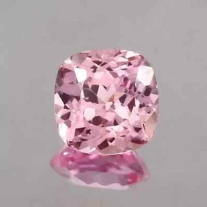 Best AAA Quality Pink Color Morganite Loose Gemstone Natural 9x9 MM Cushion Cut - Picture 1 of 6
