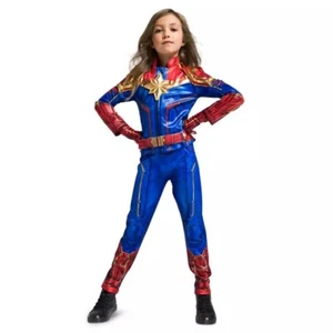 Captain Marvel Disney Store Costume for Girls - Size 9/10 - Picture 1 of 2
