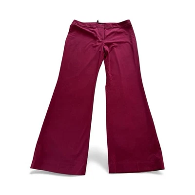 Pantalones de vestir Nine West para mujer talla 14 The Modern Fit rojo Foto 1 de 4