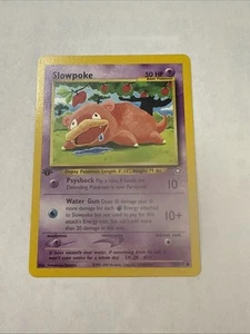 Slowpoke 73/111 1st Edition Neo Genesis WOTC Vintage Pokemon - Picture 1 of 4