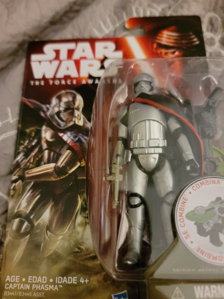 Star Wars The Force Awakens CAPTAIN PHASMA 3.75" FIGURE (NEW) Hasbro Disney - Image 1 of 1